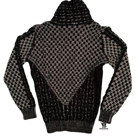 Leif Nelson Mens Size 3XL Knitted Slim Fit Ecru Adult Pullover Sweater Brand New - Picture 3 of 11